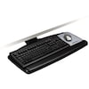 3M Knob Adjust Keyboard Tray With Standard Platform, 25.2w x 12d, Black AKT60LE
